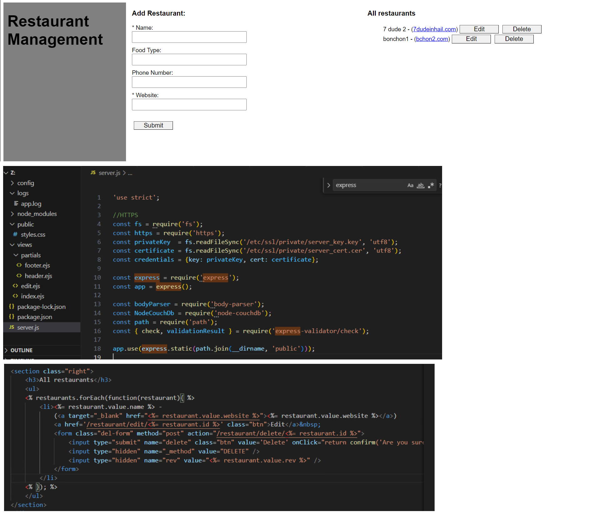 restaurant-management-screenshot